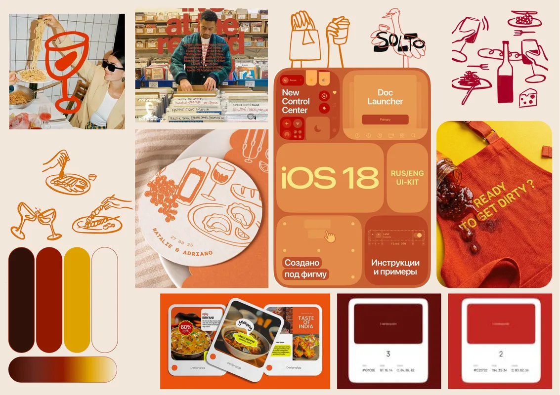 Miles&Meals styleboard