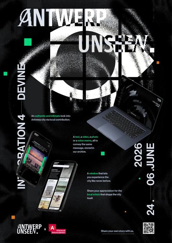 Antwerp Unseen poster design