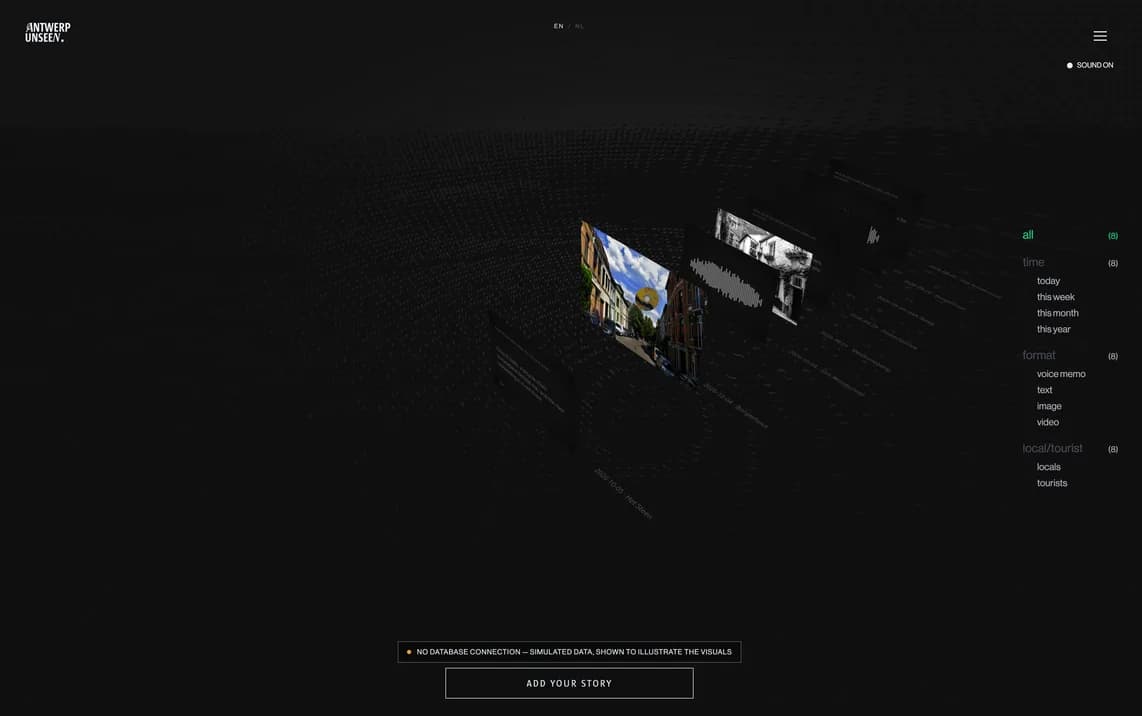 Antwerp Unseen story viewer