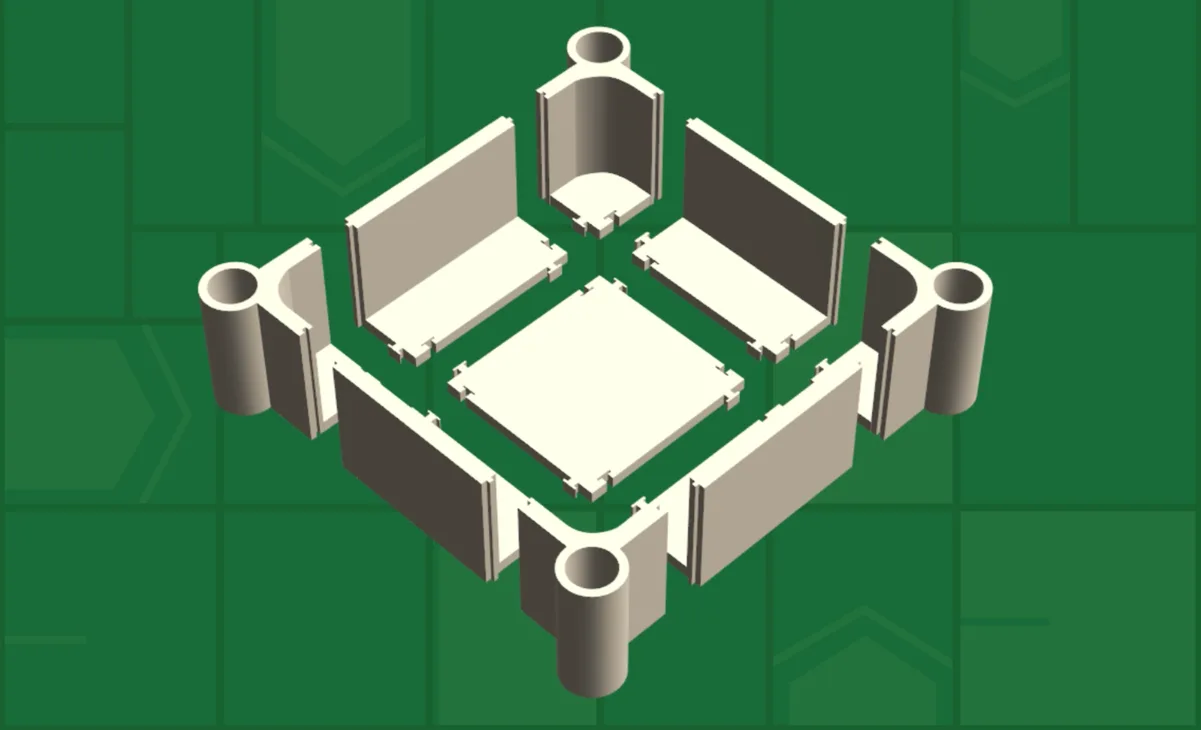 Open Green Mod frame: modular planter